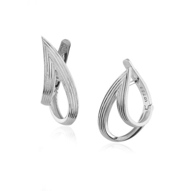 Brinco em ouro branco 18k Brüner 