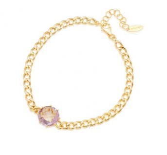 Pulseira em ouro amarelo 18k Redonda Brüner