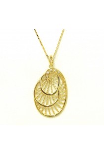 Colar em ouro 18k com brilhantes Brüner