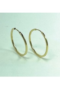 Brinco de argola em ouro 18k Green Gold
