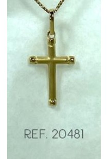 Pingente cruz em ouro 18k Green Gold
