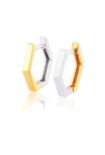 Brinco em ouro amarelo e branco 18k Brüner