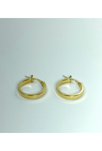 Brinco de Argola Ouro Amarelo 18K  Green Gold