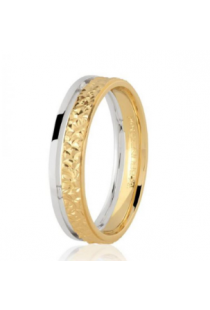 Aliança em ouro 18k Diamantada Brüner