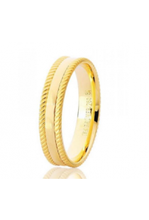  Aliança em ouro 18k Brüner